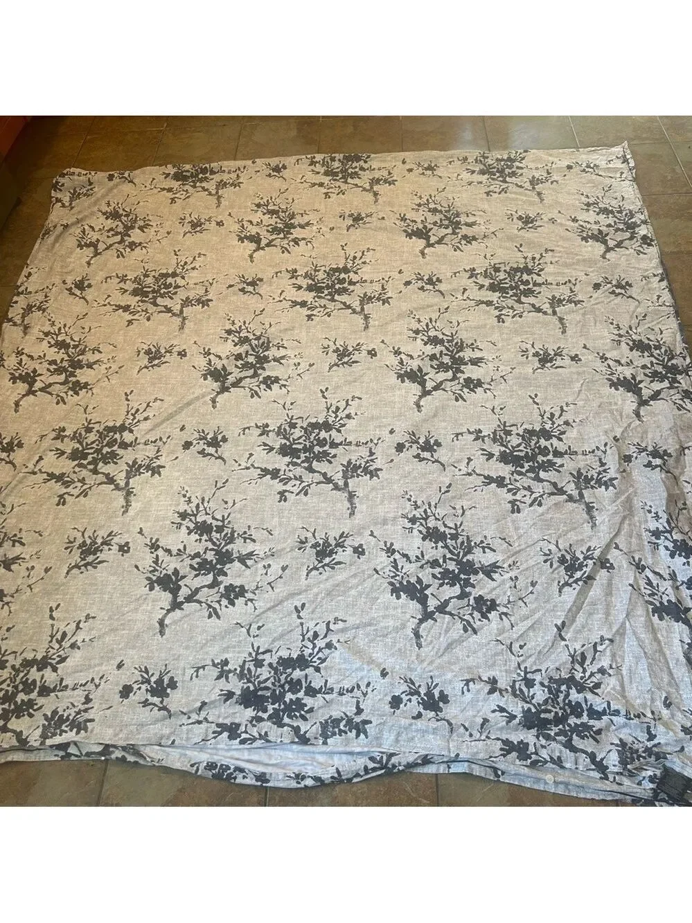 Lauren Ralph Lauren Blue Floral Patterned Duvet Bedding Set Reversible Cotton